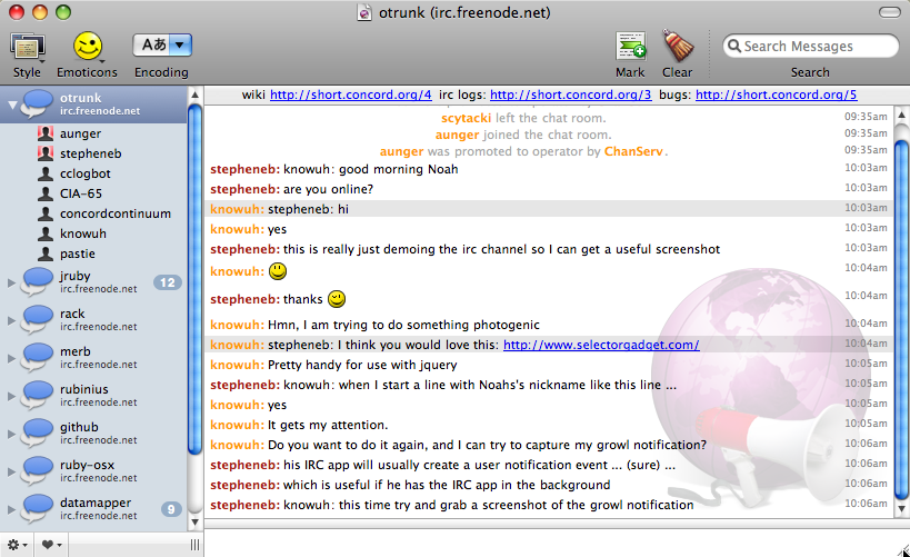 net irc for mac os x